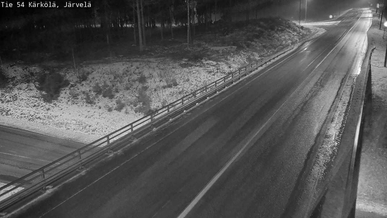 Weather Camera Image Väg 54 Kärkölä, Järvelä, Kärkölä, Päijät-Häme