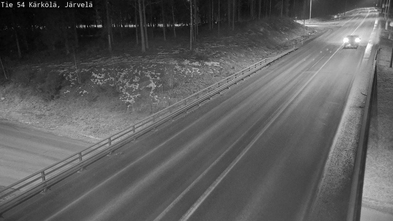 Weather Camera Image Väg 54 Kärkölä, Järvelä, Kärkölä, Päijät-Häme
