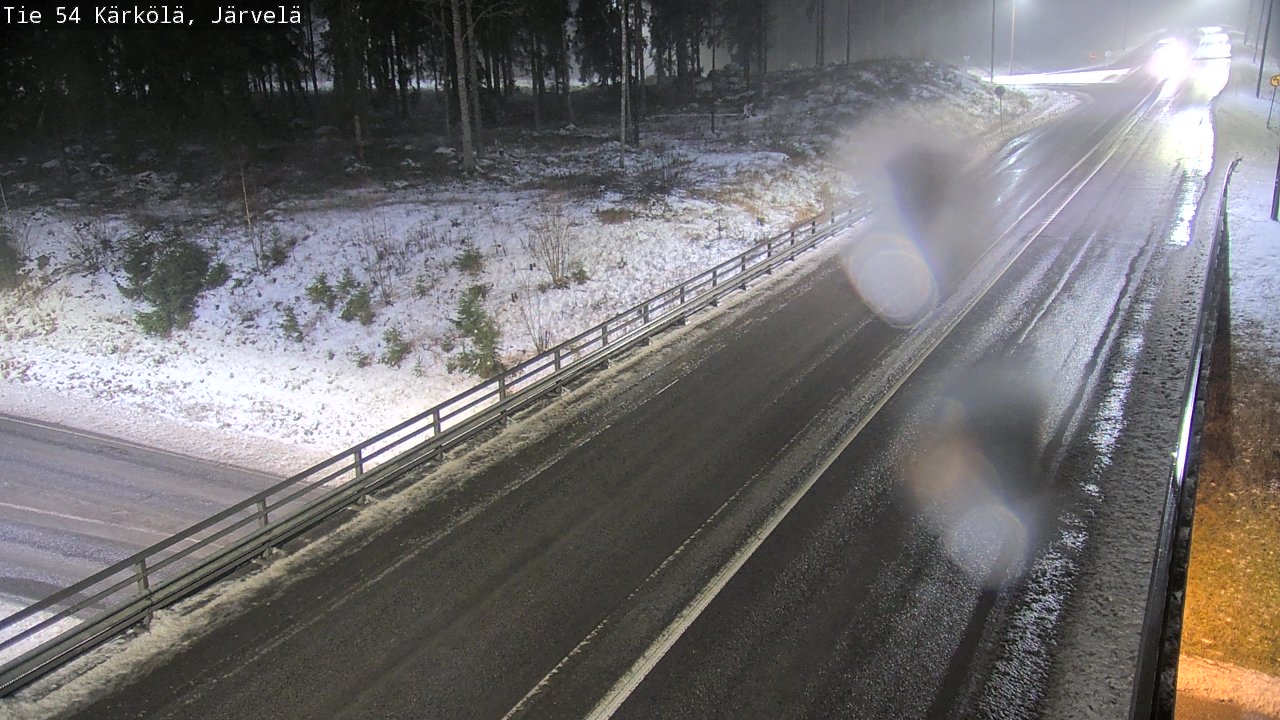 Weather Camera Image Väg 54 Kärkölä, Järvelä, Kärkölä, Päijät-Häme