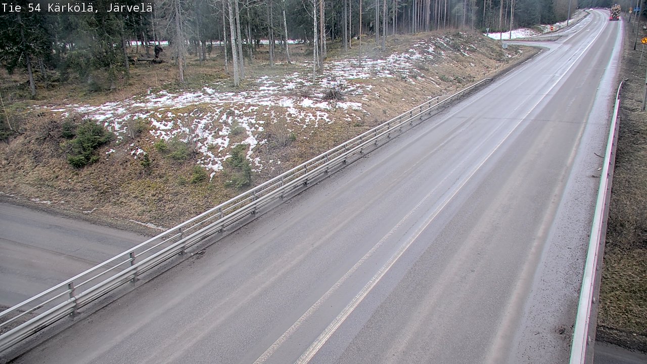 Weather Camera Image Väg 54 Kärkölä, Järvelä, Kärkölä, Päijät-Häme