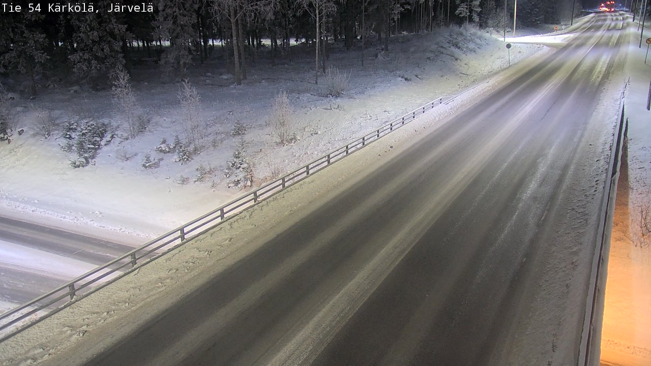 Weather Camera Image Väg 54 Kärkölä, Järvelä, Kärkölä, Päijät-Häme