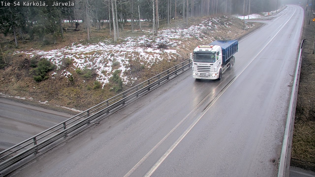Weather Camera Image Road 54 Kärkölä, Järvelä, Kärkölä, Päijät-Häme