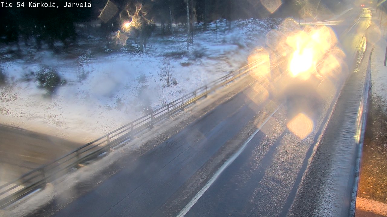 Weather Camera Image Väg 54 Kärkölä, Järvelä, Kärkölä, Päijät-Häme