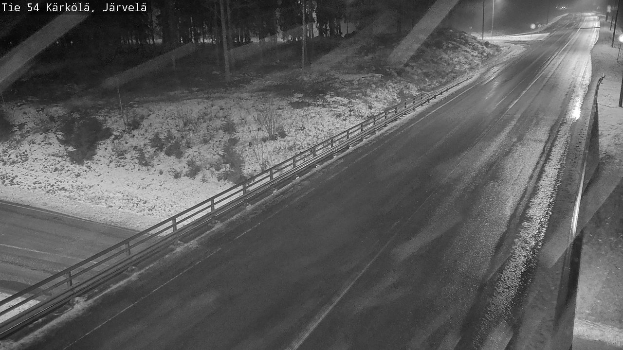 Weather Camera Image Väg 54 Kärkölä, Järvelä, Kärkölä, Päijät-Häme