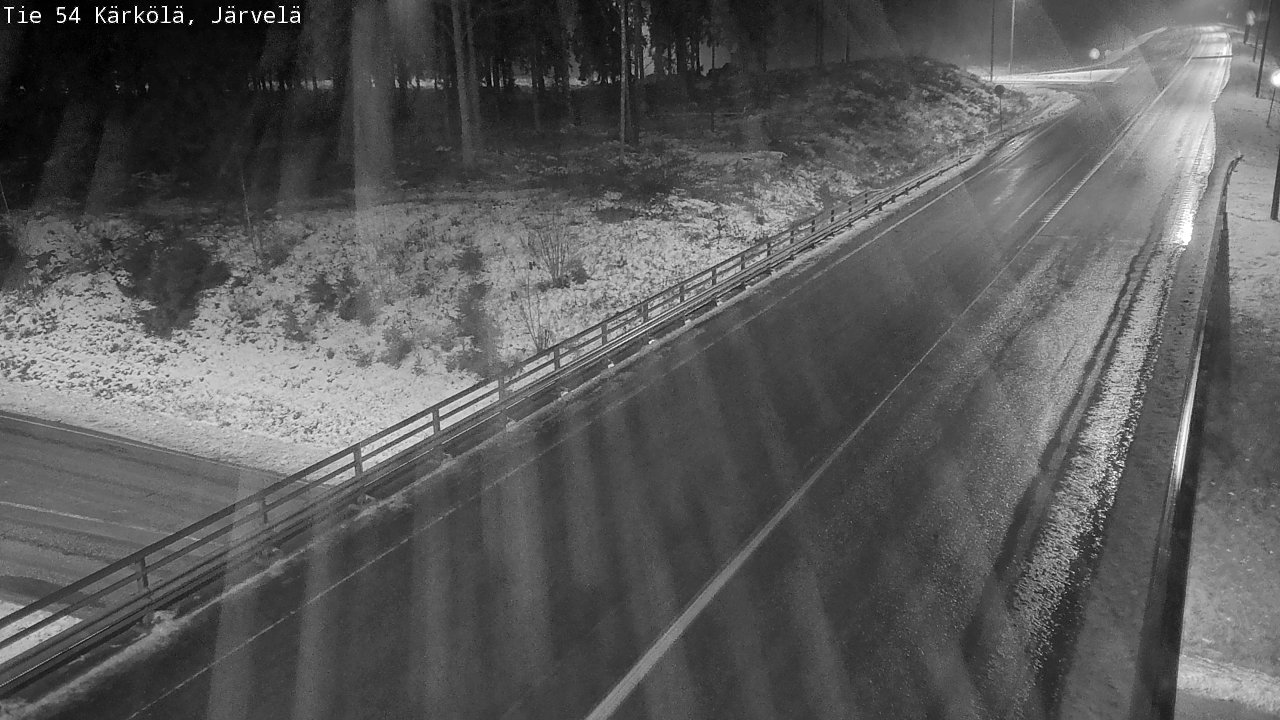 Weather Camera Image Väg 54 Kärkölä, Järvelä, Kärkölä, Päijät-Häme
