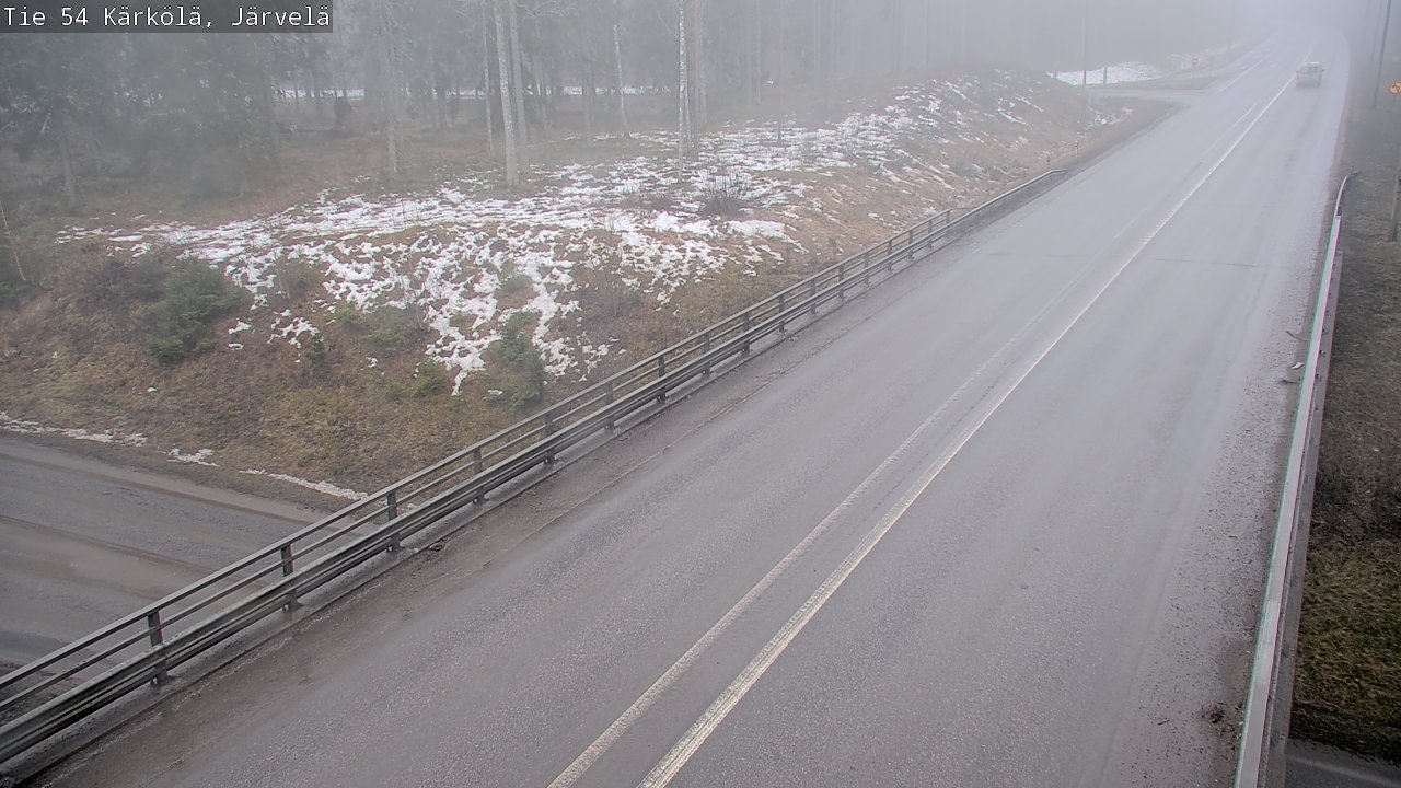 Weather Camera Image Road 54 Kärkölä, Järvelä, Kärkölä, Päijät-Häme