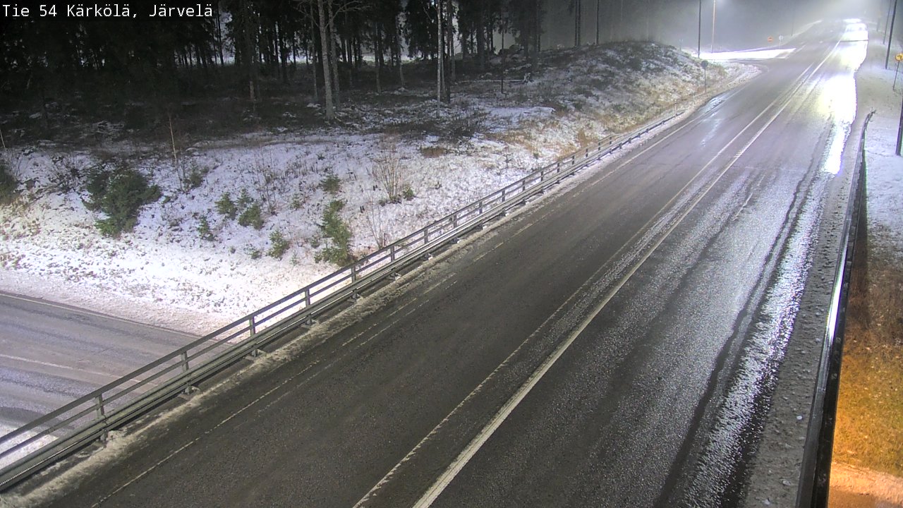 Weather Camera Image Väg 54 Kärkölä, Järvelä, Kärkölä, Päijät-Häme