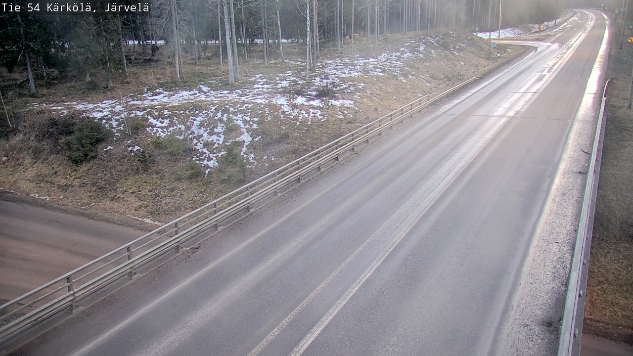 Weather Camera Image Väg 54 Kärkölä, Järvelä, Kärkölä, Päijät-Häme