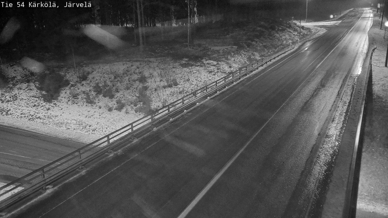 Weather Camera Image Väg 54 Kärkölä, Järvelä, Kärkölä, Päijät-Häme