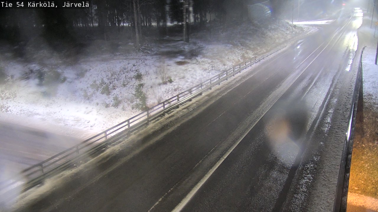 Weather Camera Image Väg 54 Kärkölä, Järvelä, Kärkölä, Päijät-Häme