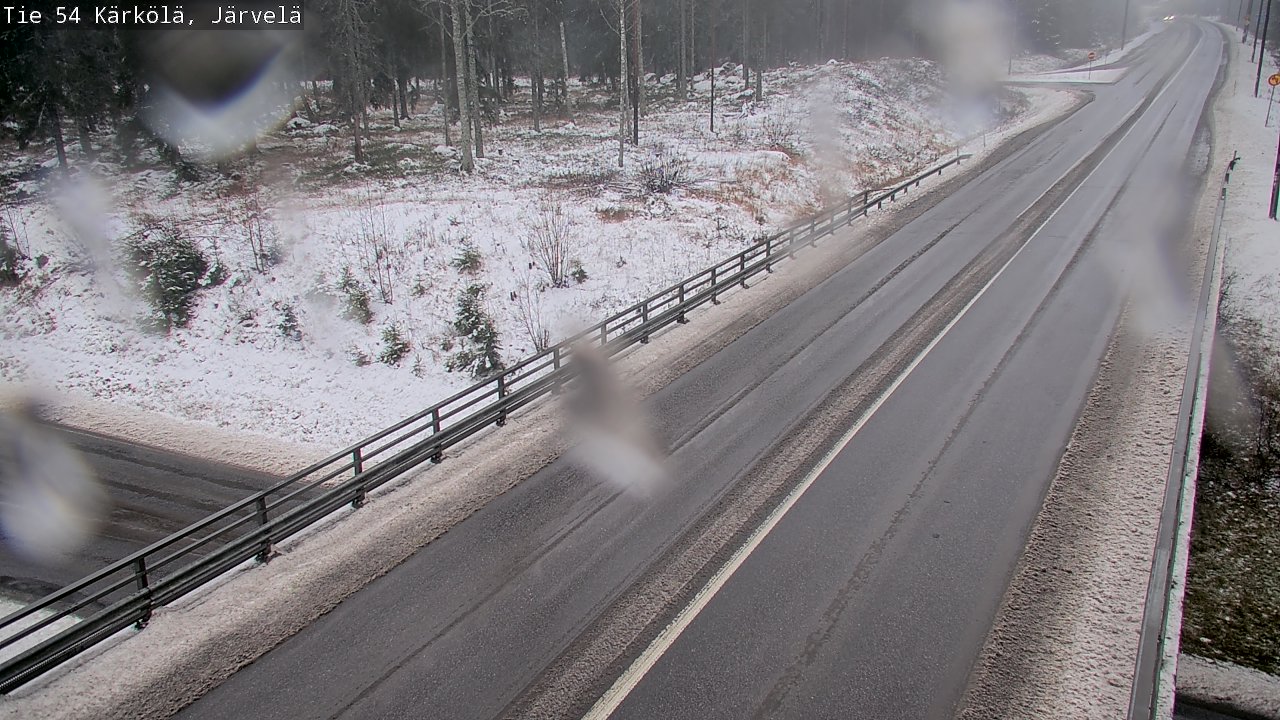 Weather Camera Image Väg 54 Kärkölä, Järvelä, Kärkölä, Päijät-Häme