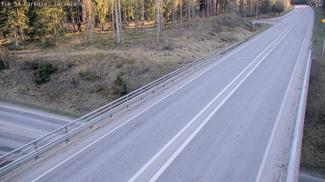 Weather Camera Image Väg 54 Kärkölä, Järvelä, Kärkölä, Päijät-Häme