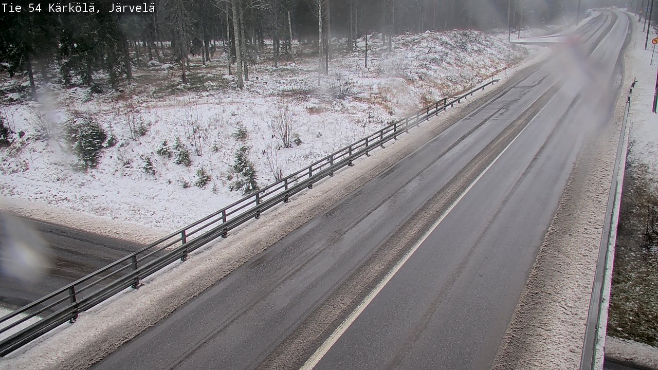 Weather Camera Image Väg 54 Kärkölä, Järvelä, Kärkölä, Päijät-Häme