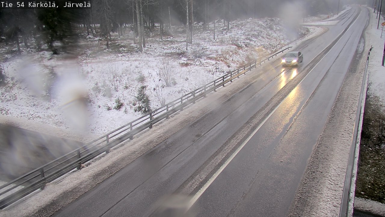 Weather Camera Image Väg 54 Kärkölä, Järvelä, Kärkölä, Päijät-Häme