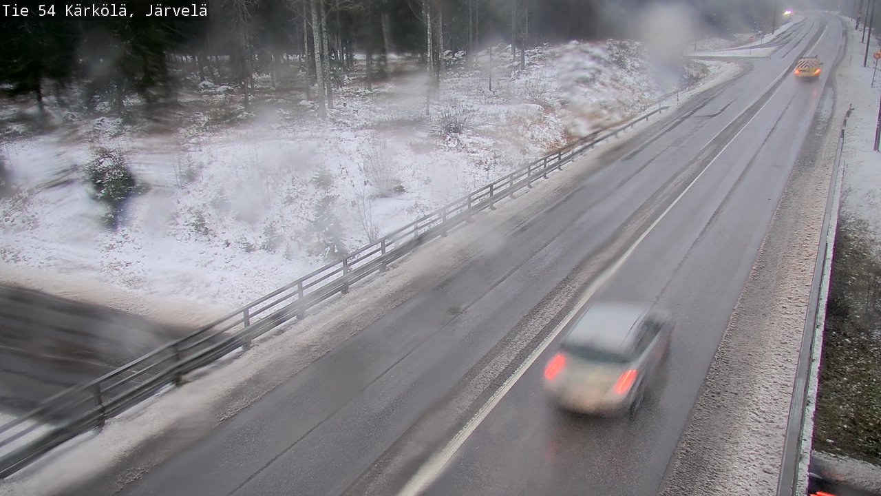 Weather Camera Image Väg 54 Kärkölä, Järvelä, Kärkölä, Päijät-Häme