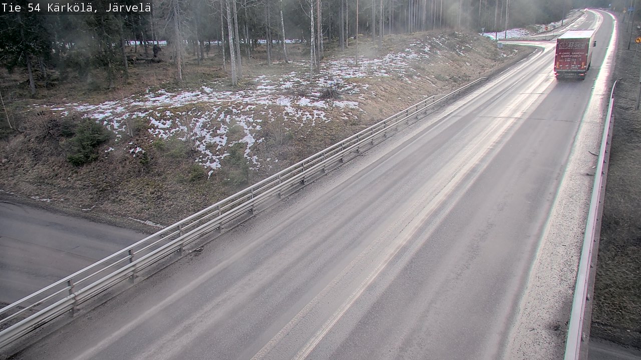 Weather Camera Image Väg 54 Kärkölä, Järvelä, Kärkölä, Päijät-Häme