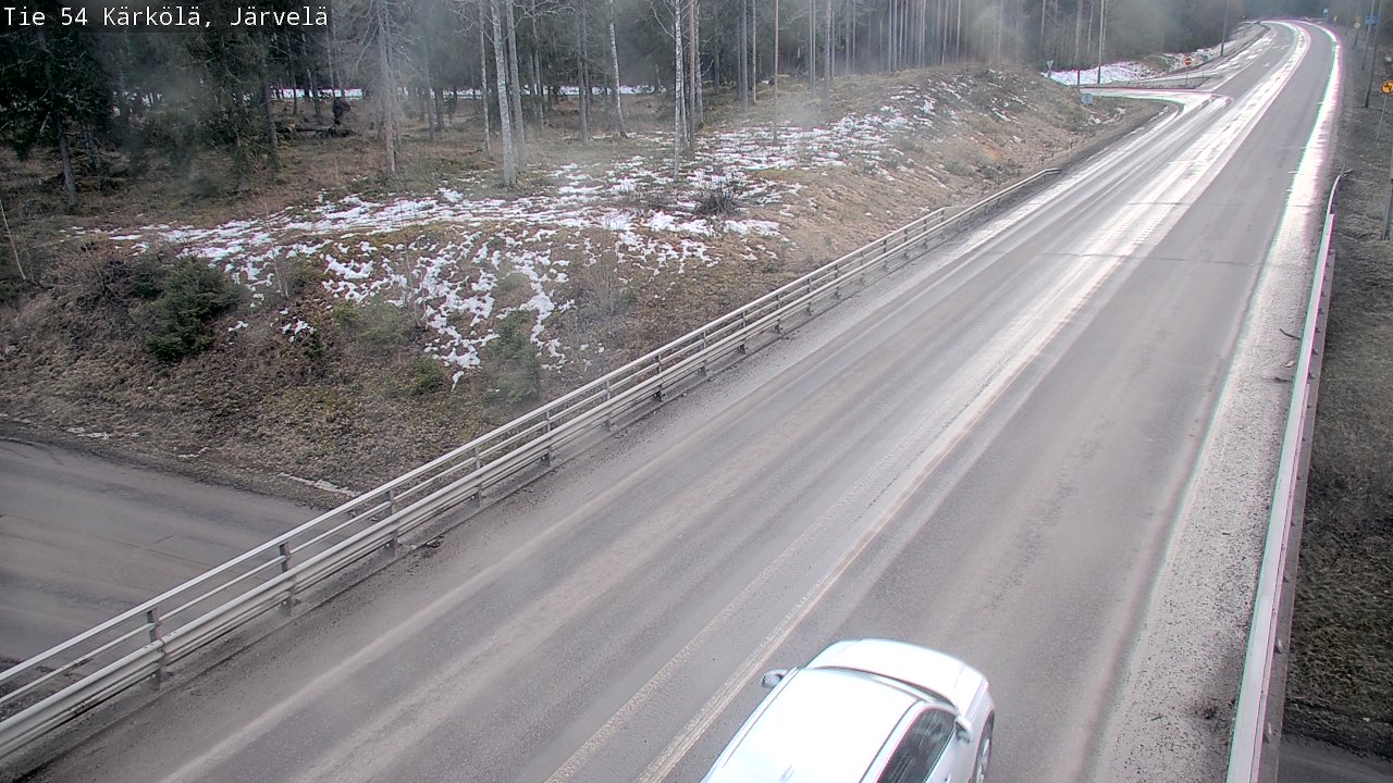 Weather Camera Image Väg 54 Kärkölä, Järvelä, Kärkölä, Päijät-Häme