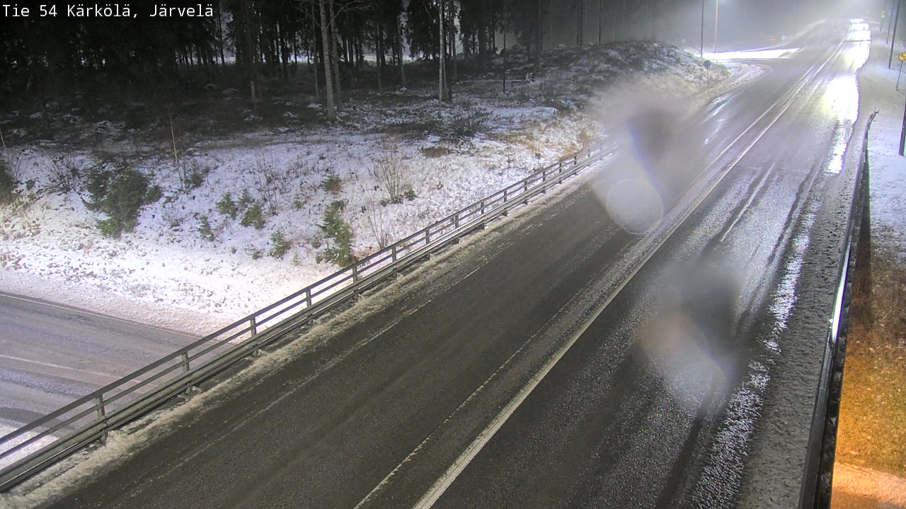 Weather Camera Image Väg 54 Kärkölä, Järvelä, Kärkölä, Päijät-Häme