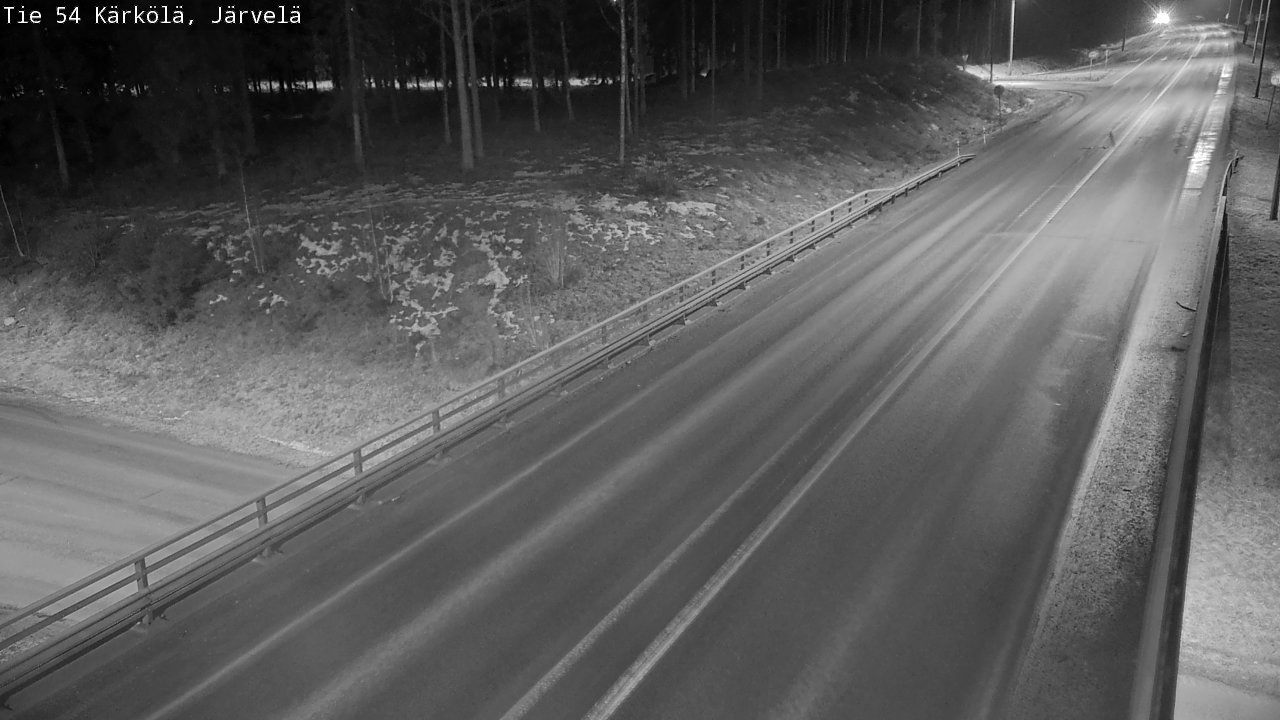 Weather Camera Image Väg 54 Kärkölä, Järvelä, Kärkölä, Päijät-Häme