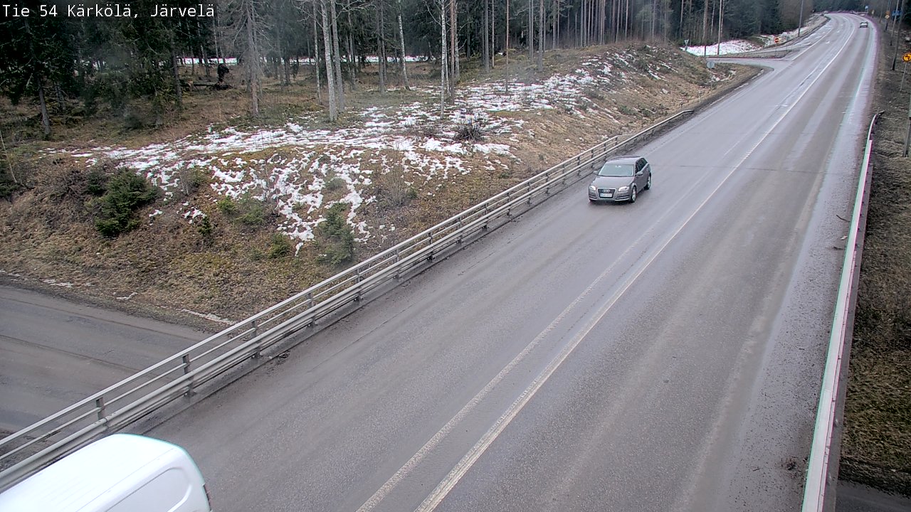Weather Camera Image Väg 54 Kärkölä, Järvelä, Kärkölä, Päijät-Häme