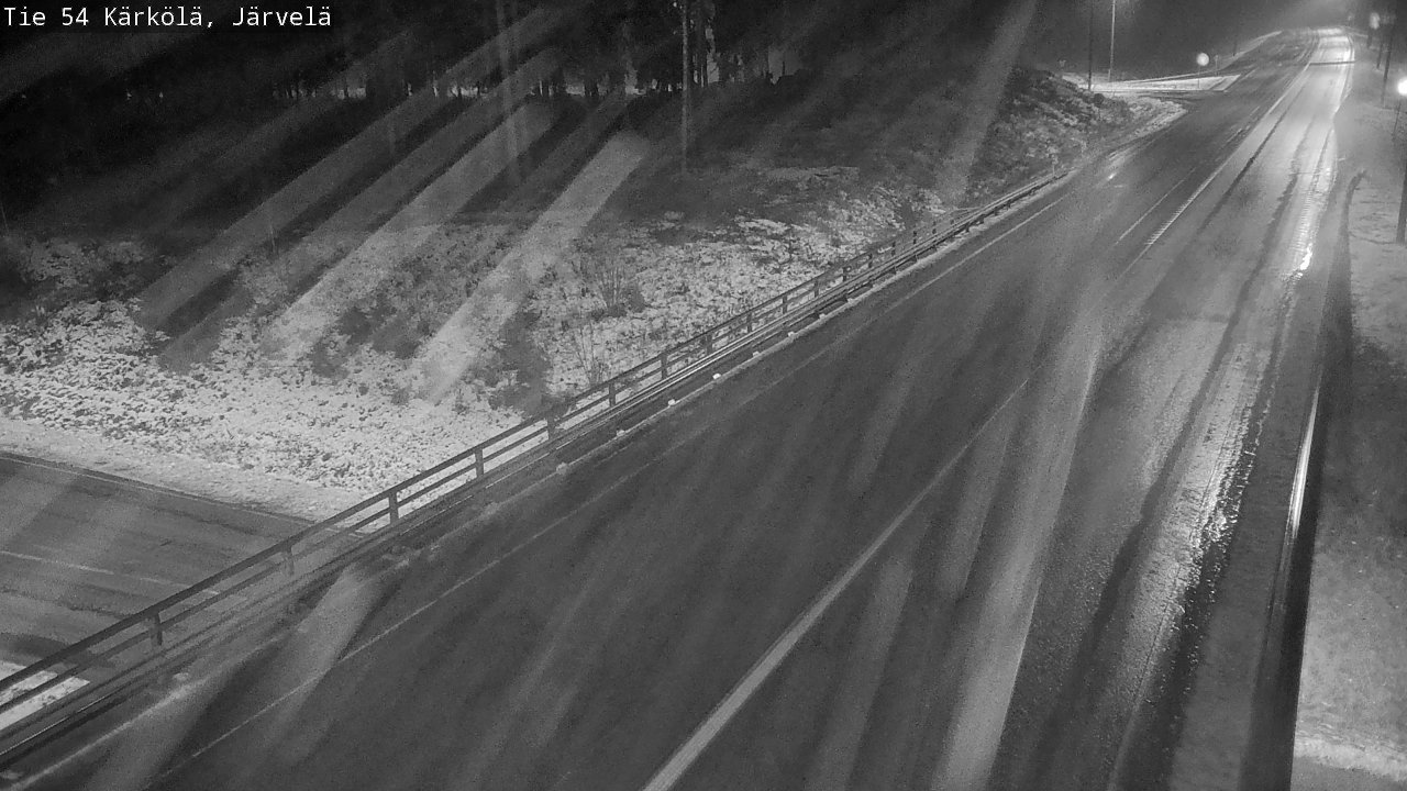 Weather Camera Image Väg 54 Kärkölä, Järvelä, Kärkölä, Päijät-Häme