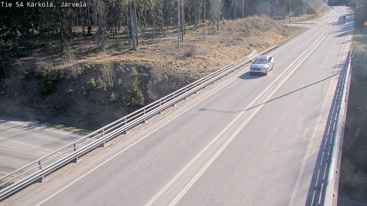 Weather Camera Image Väg 54 Kärkölä, Järvelä, Kärkölä, Päijät-Häme