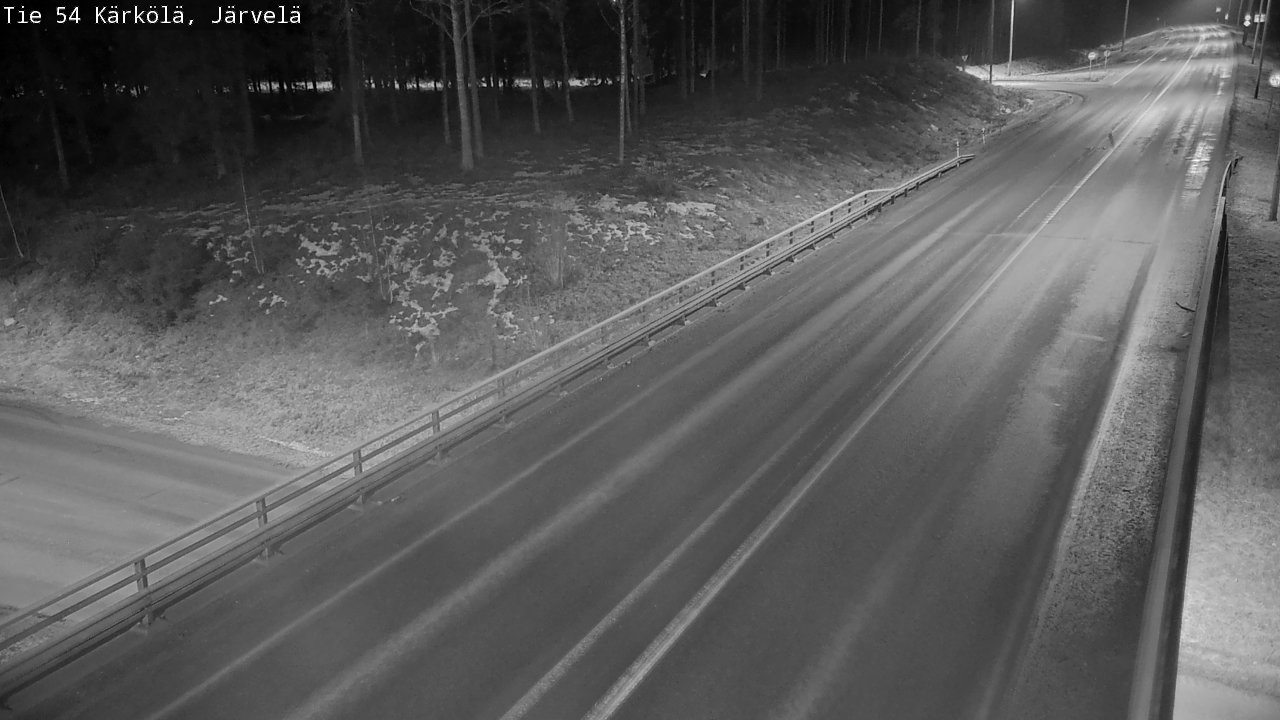 Weather Camera Image Väg 54 Kärkölä, Järvelä, Kärkölä, Päijät-Häme