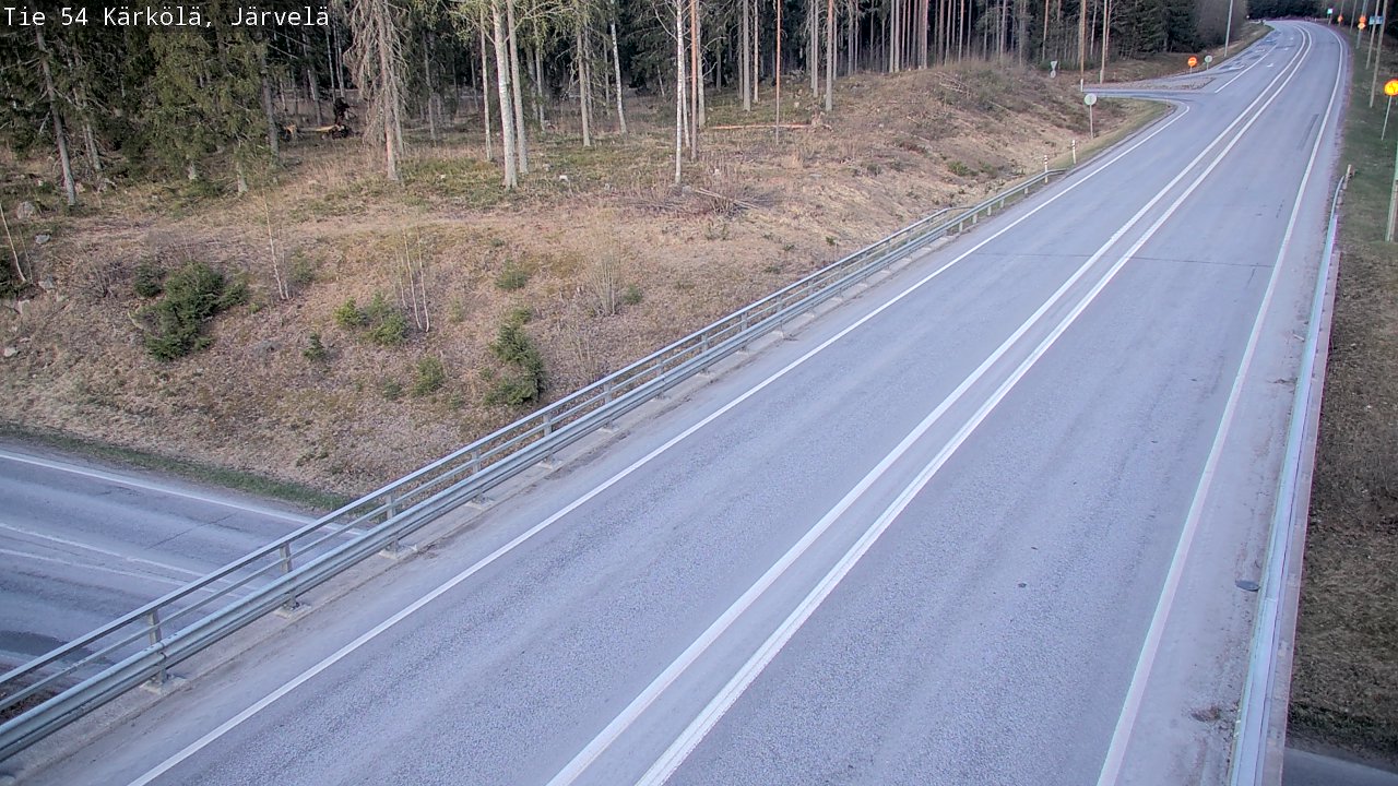 Weather Camera Image Road 54 Kärkölä, Järvelä, Kärkölä, Päijät-Häme