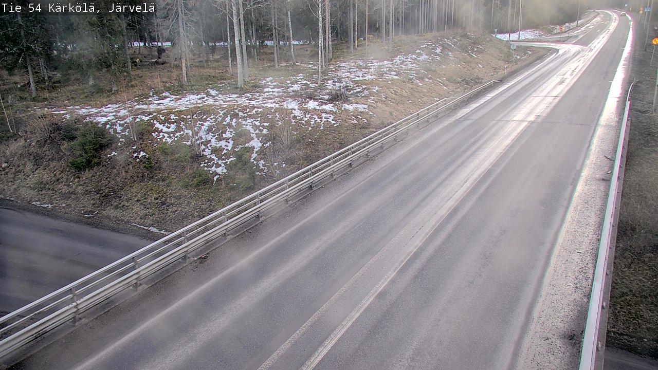 Weather Camera Image Väg 54 Kärkölä, Järvelä, Kärkölä, Päijät-Häme