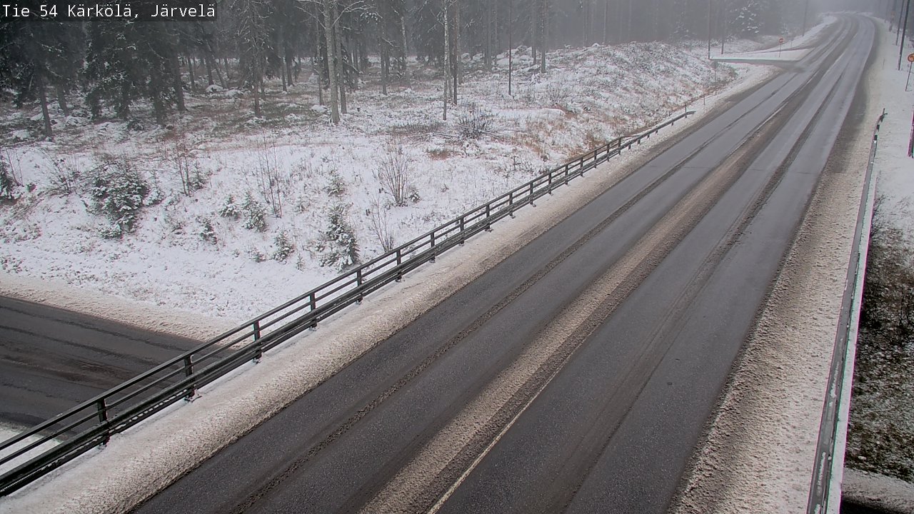 Weather Camera Image Väg 54 Kärkölä, Järvelä, Kärkölä, Päijät-Häme