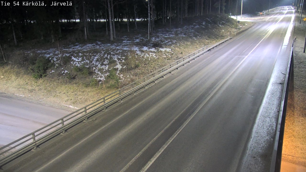 Weather Camera Image Väg 54 Kärkölä, Järvelä, Kärkölä, Päijät-Häme