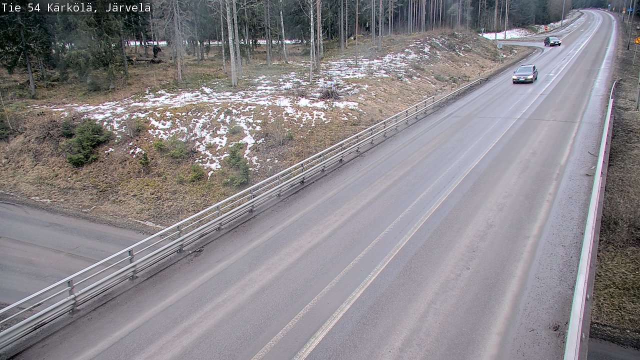 Weather Camera Image Väg 54 Kärkölä, Järvelä, Kärkölä, Päijät-Häme