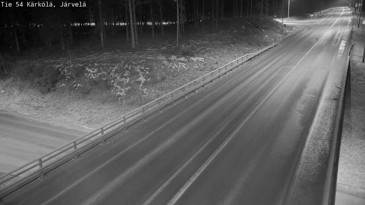 Weather Camera Image Väg 54 Kärkölä, Järvelä, Kärkölä, Päijät-Häme