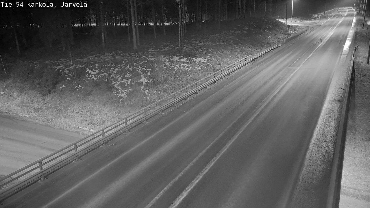 Weather Camera Image Väg 54 Kärkölä, Järvelä, Kärkölä, Päijät-Häme