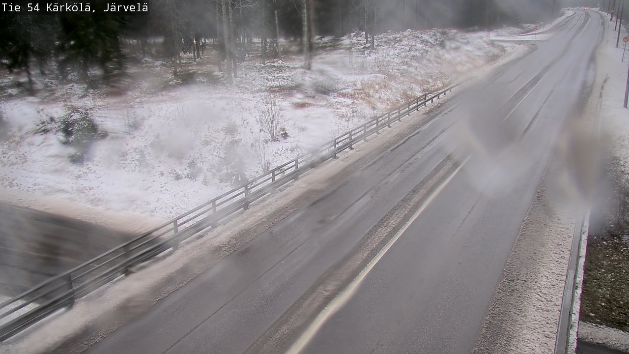 Weather Camera Image Väg 54 Kärkölä, Järvelä, Kärkölä, Päijät-Häme