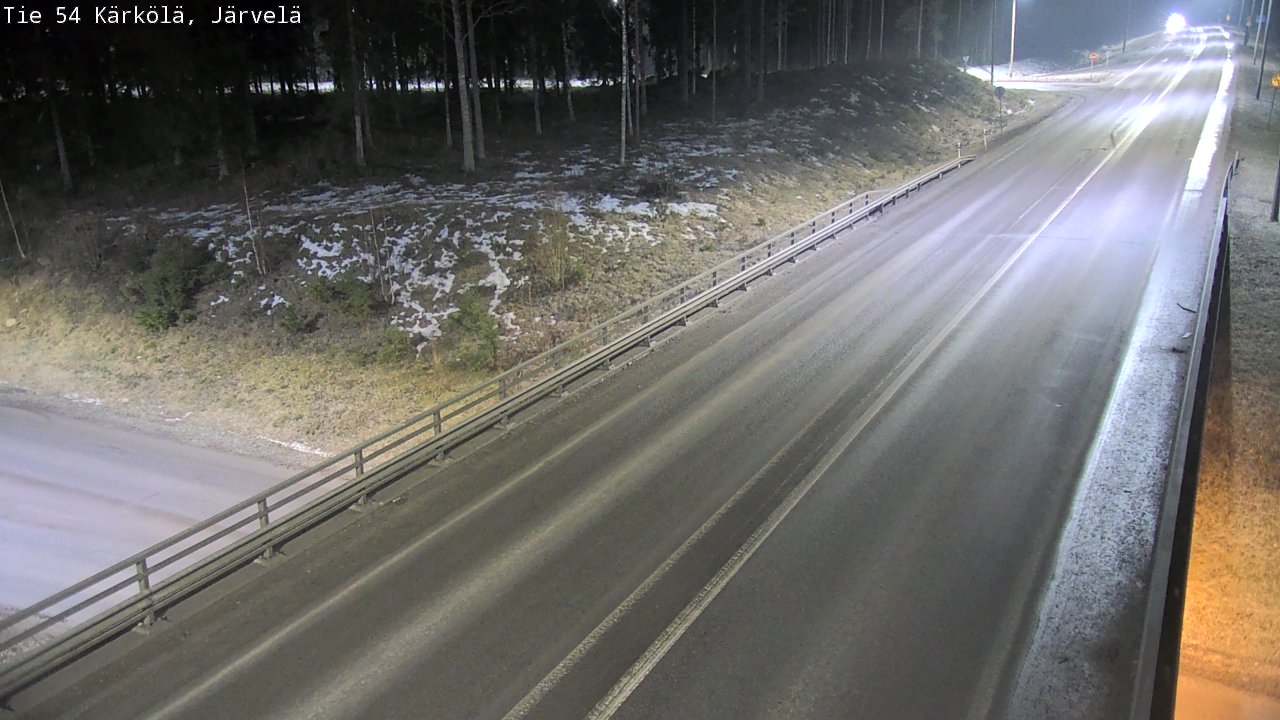 Weather Camera Image Väg 54 Kärkölä, Järvelä, Kärkölä, Päijät-Häme