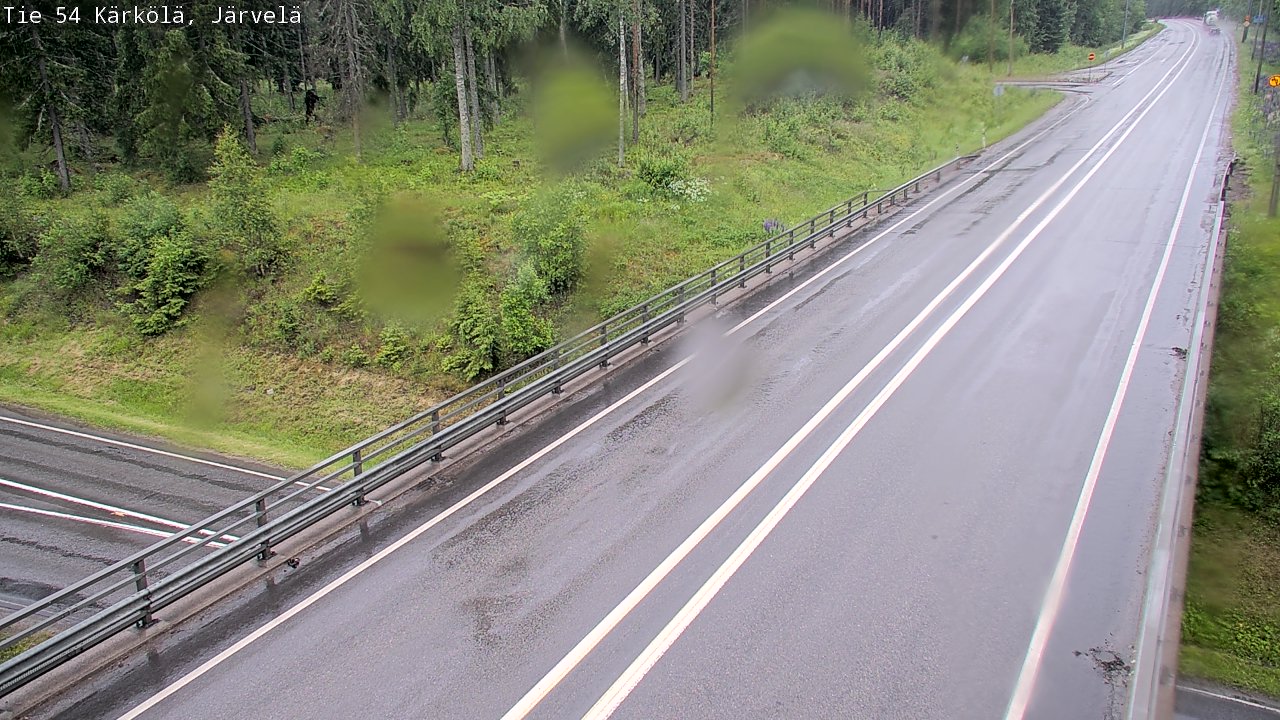 Weather Camera Image Väg 54 Kärkölä, Järvelä, Kärkölä, Päijät-Häme