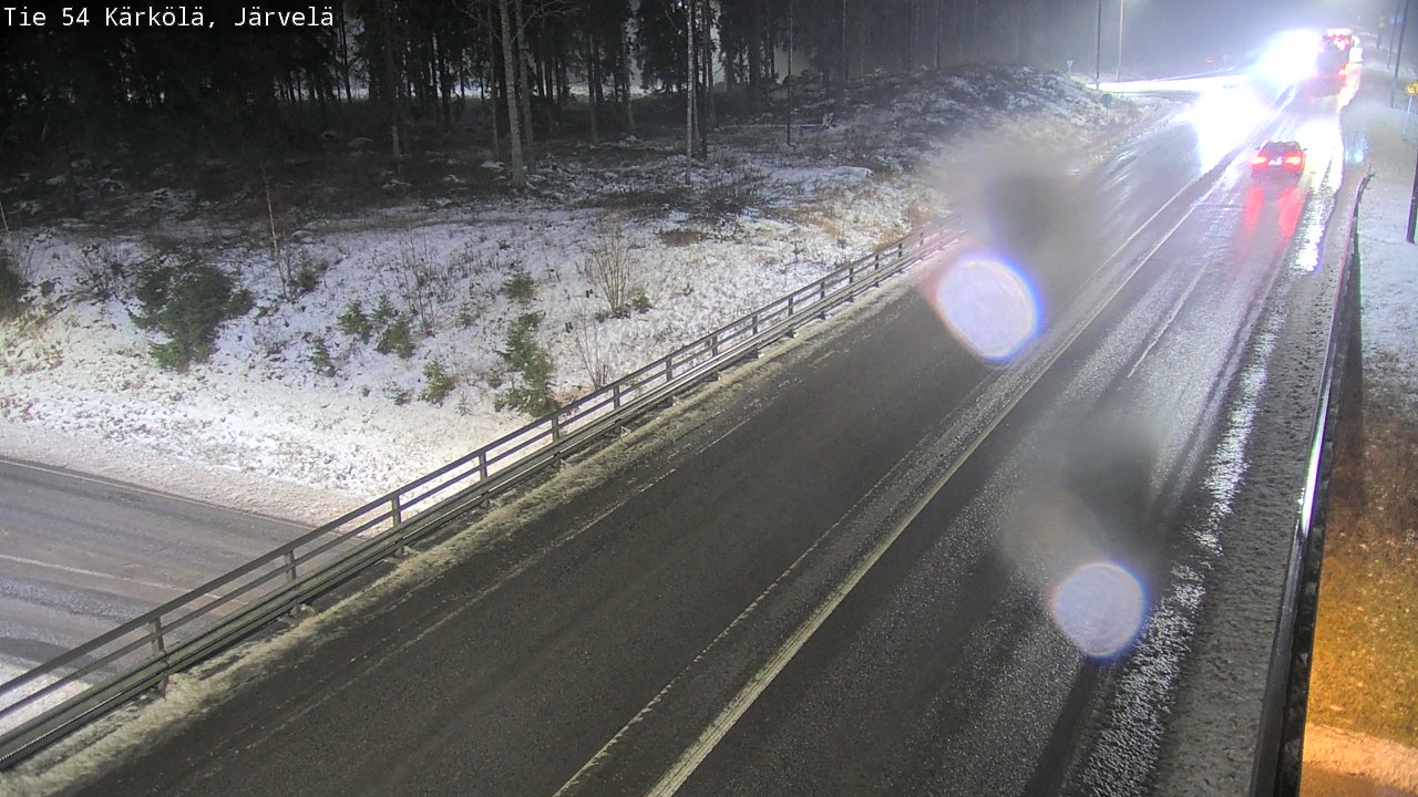 Weather Camera Image Väg 54 Kärkölä, Järvelä, Kärkölä, Päijät-Häme