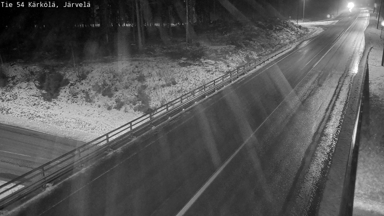 Weather Camera Image Väg 54 Kärkölä, Järvelä, Kärkölä, Päijät-Häme