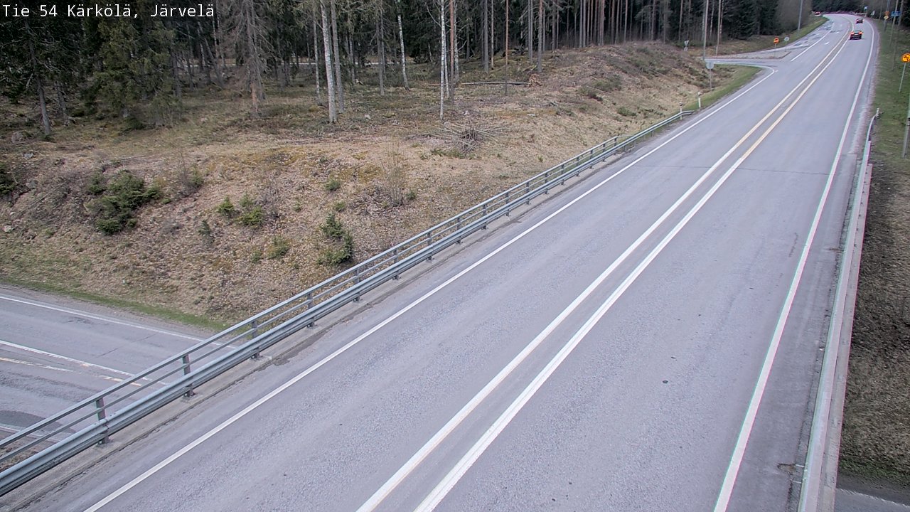 Weather Camera Image Road 54 Kärkölä, Järvelä, Kärkölä, Päijät-Häme