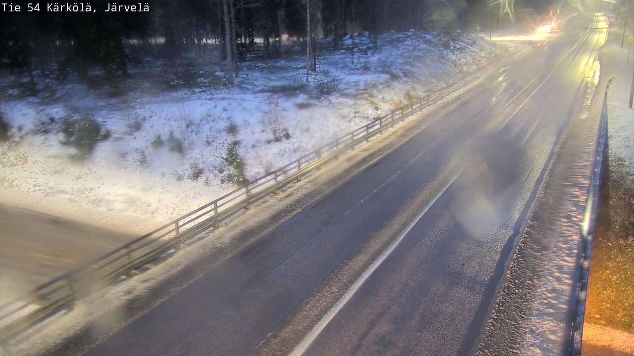Weather Camera Image Väg 54 Kärkölä, Järvelä, Kärkölä, Päijät-Häme