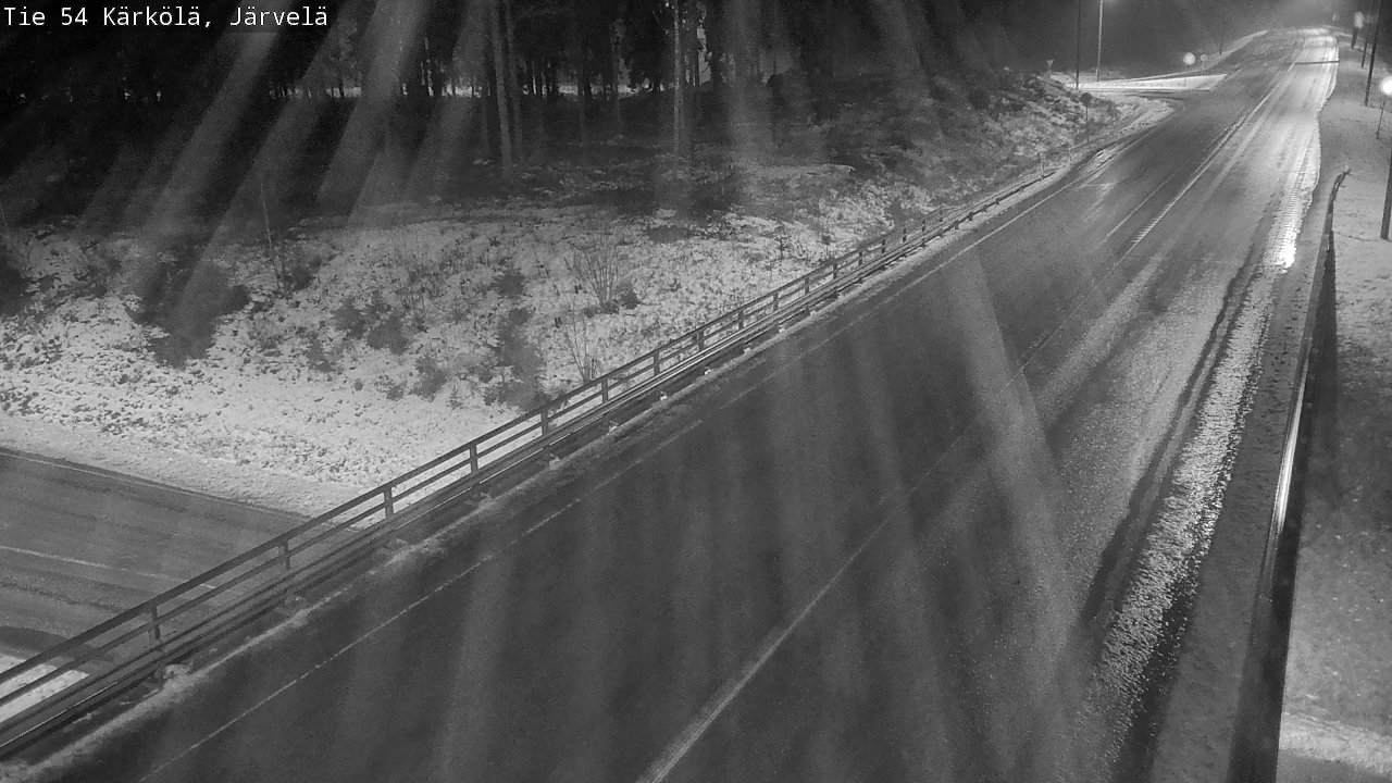 Weather Camera Image Väg 54 Kärkölä, Järvelä, Kärkölä, Päijät-Häme