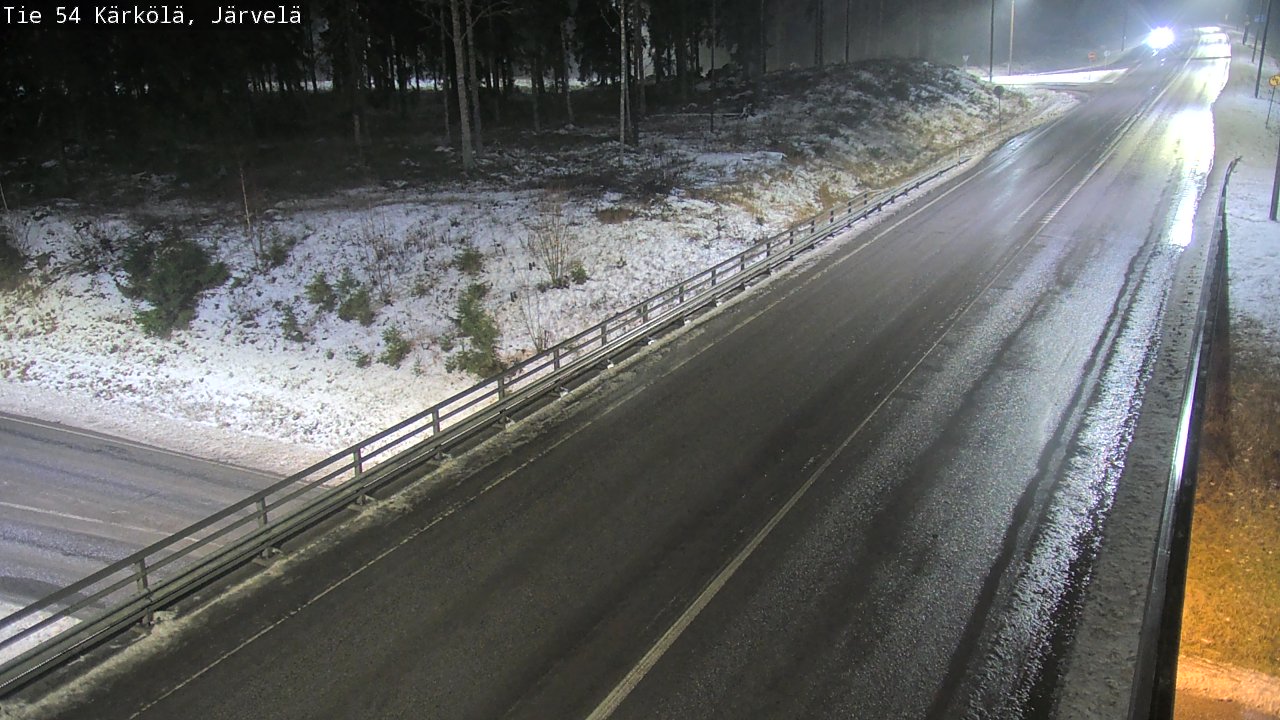 Weather Camera Image Väg 54 Kärkölä, Järvelä, Kärkölä, Päijät-Häme