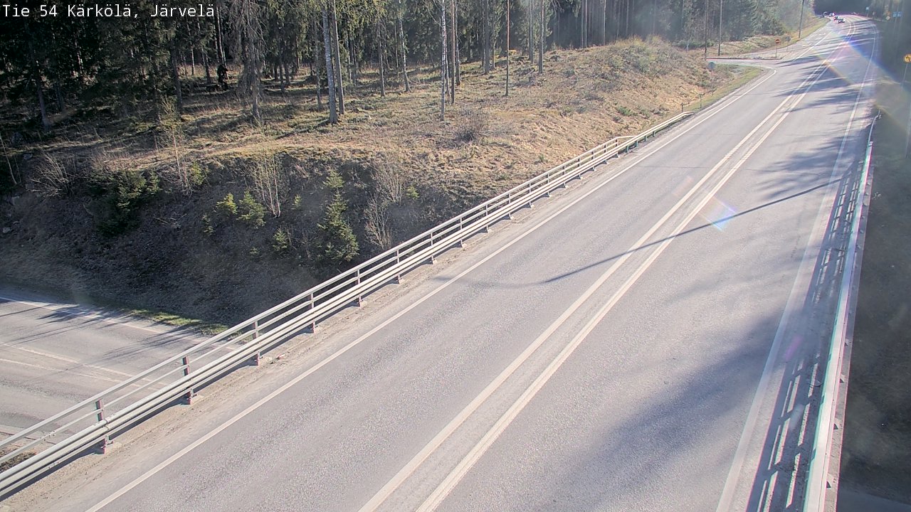 Weather Camera Image Väg 54 Kärkölä, Järvelä, Kärkölä, Päijät-Häme