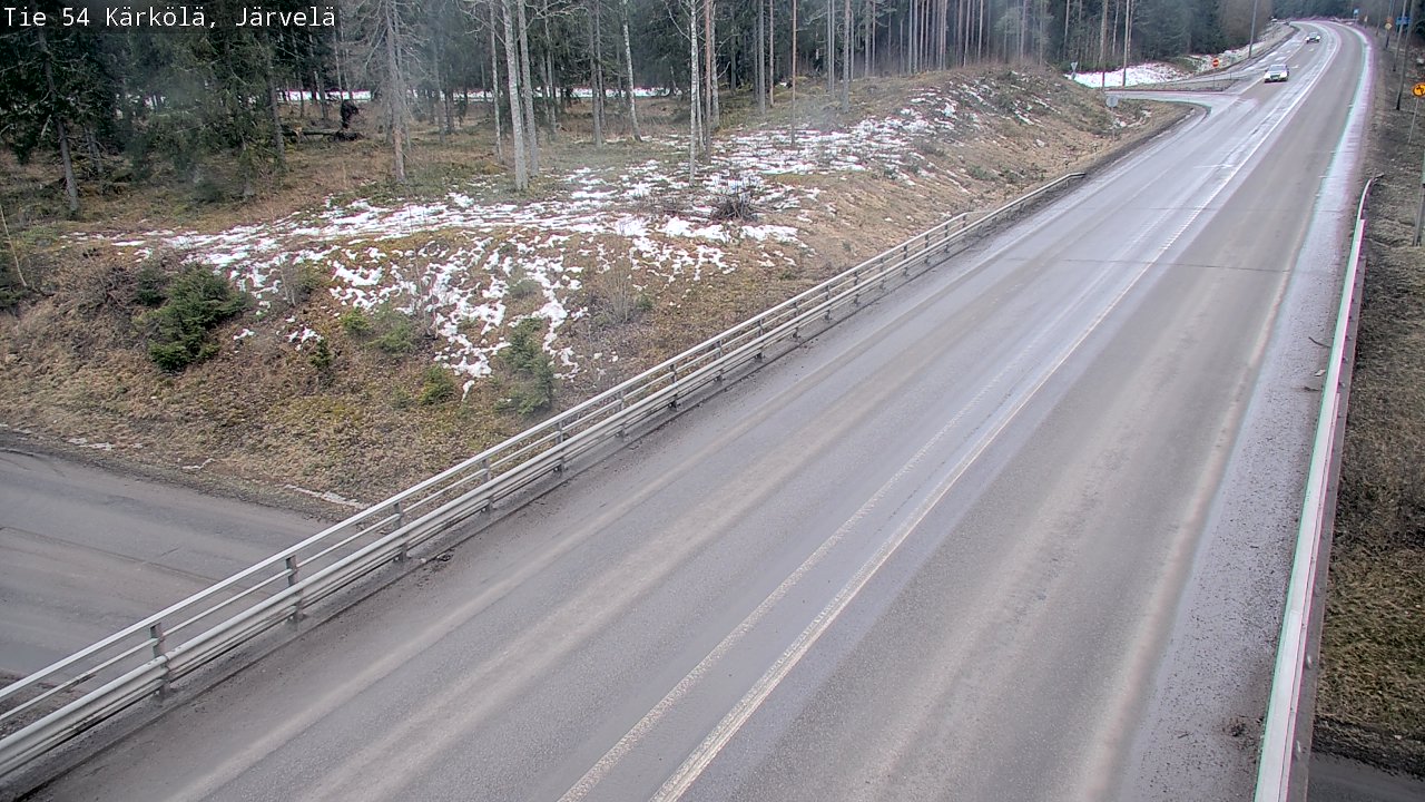 Weather Camera Image Väg 54 Kärkölä, Järvelä, Kärkölä, Päijät-Häme