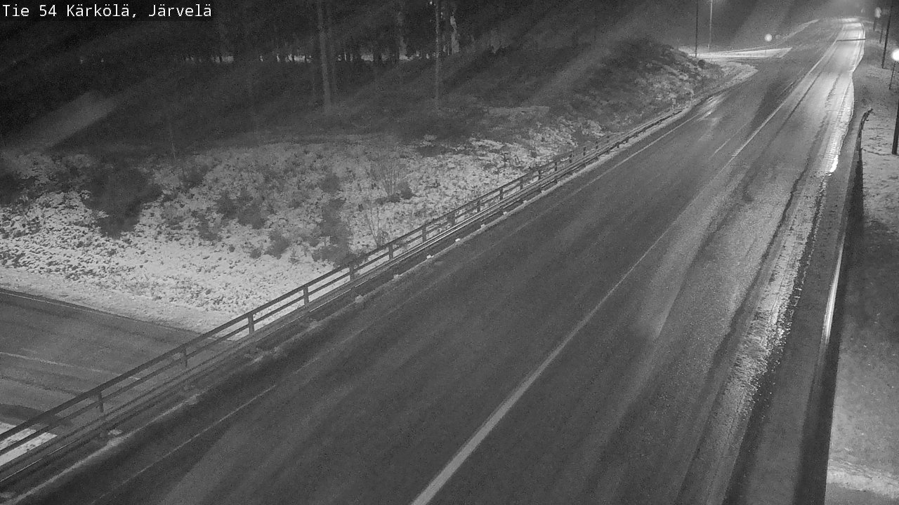 Weather Camera Image Väg 54 Kärkölä, Järvelä, Kärkölä, Päijät-Häme