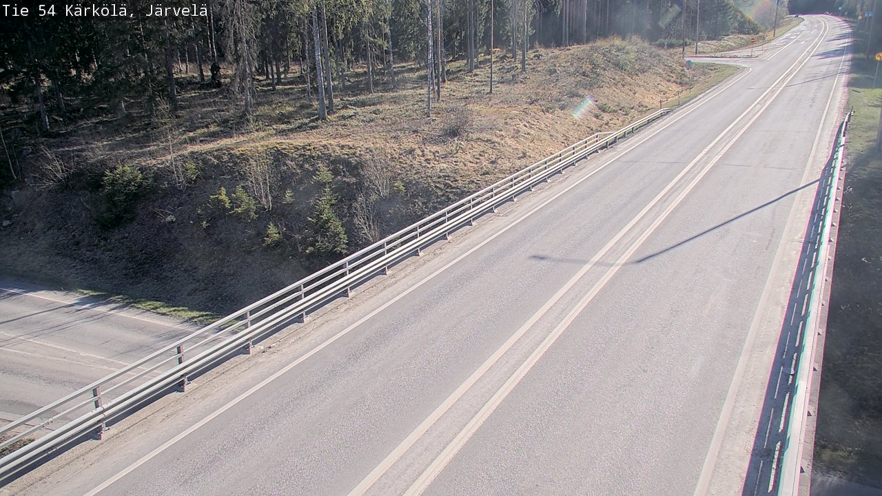 Weather Camera Image Väg 54 Kärkölä, Järvelä, Kärkölä, Päijät-Häme