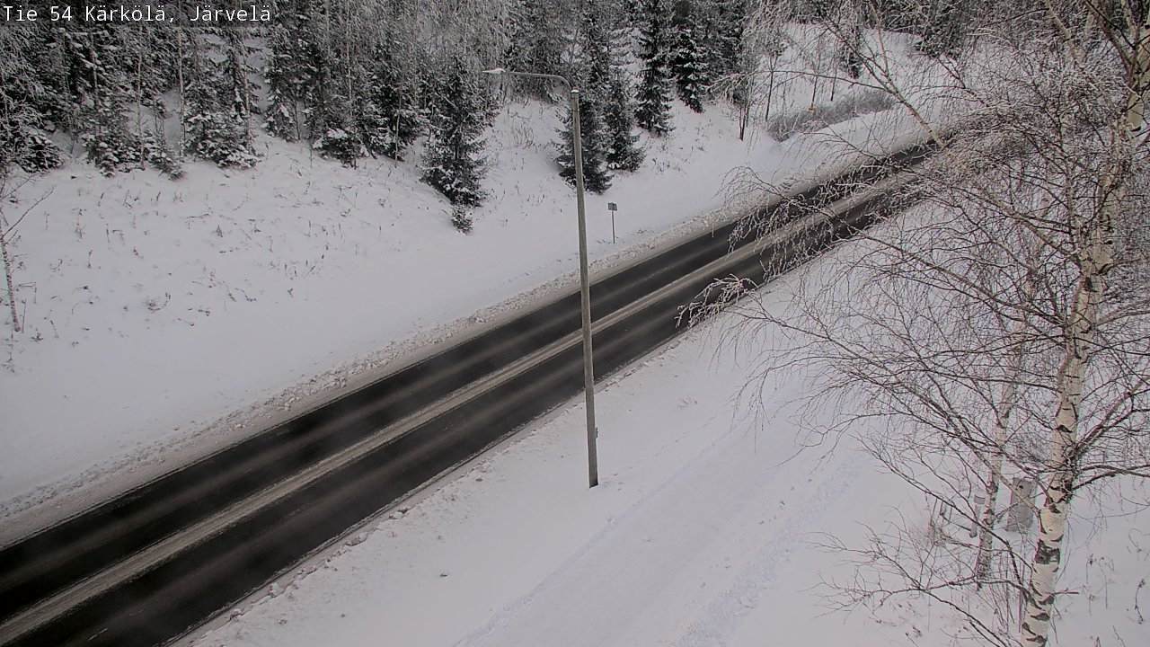 Weather Camera Image Väg 54 Kärkölä, Järvelä, Kärkölä, Päijät-Häme