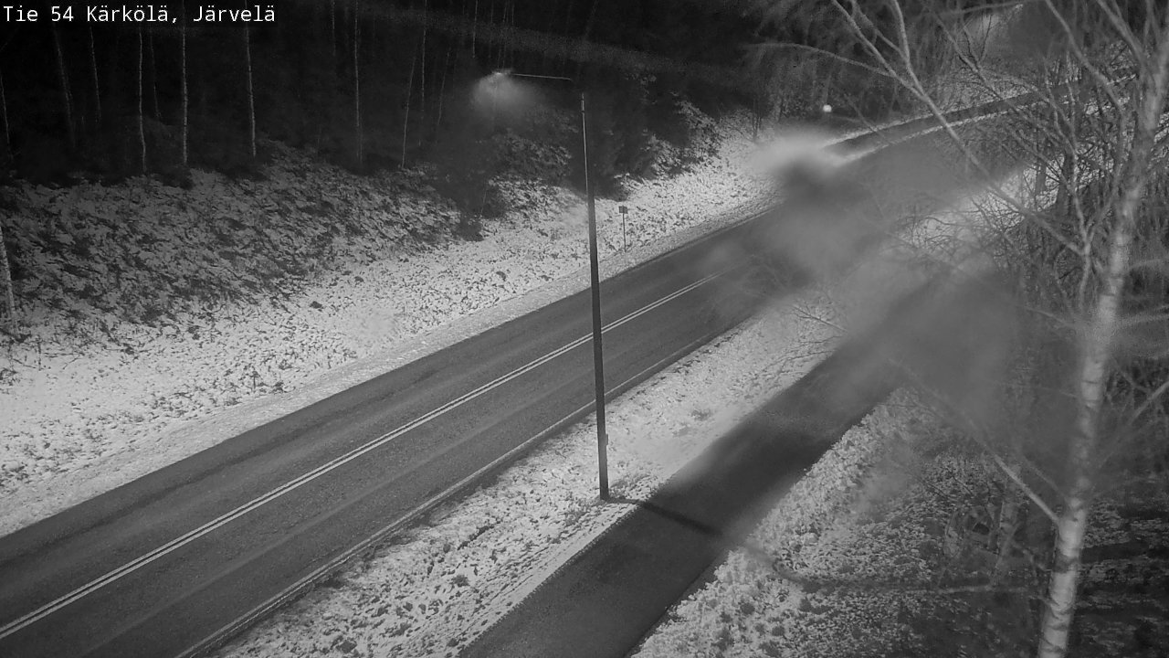 Weather Camera Image Väg 54 Kärkölä, Järvelä, Kärkölä, Päijät-Häme