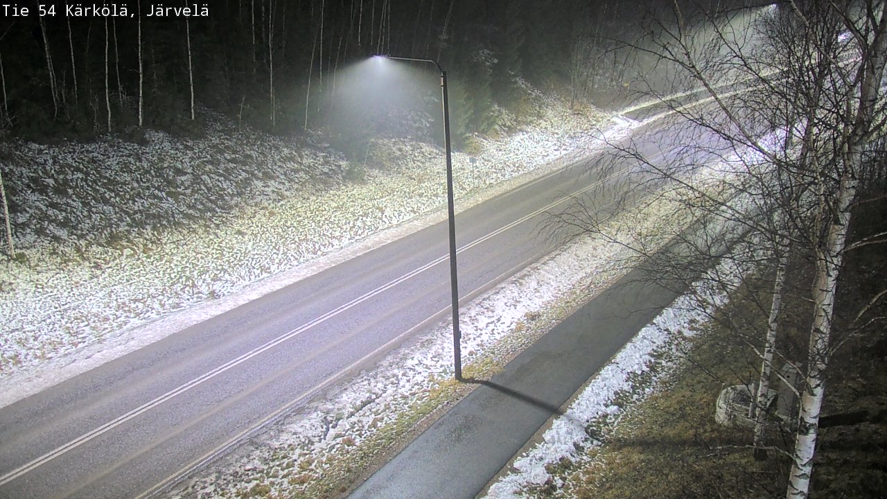 Weather Camera Image Väg 54 Kärkölä, Järvelä, Kärkölä, Päijät-Häme